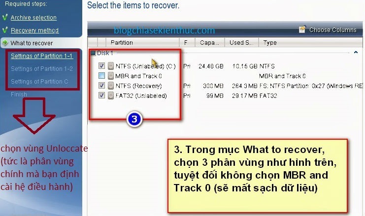 sử dụng acronis true image 2014 3