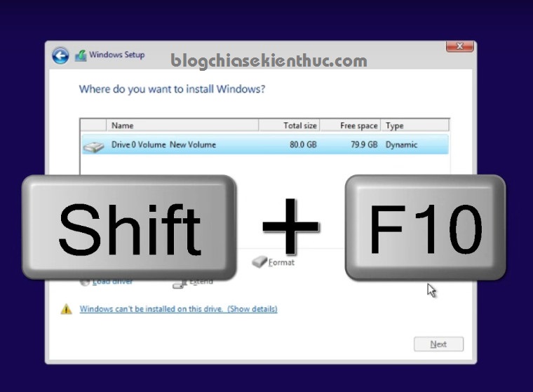 sua-loi-cannot-install-windows-on-dynamic-disk-2