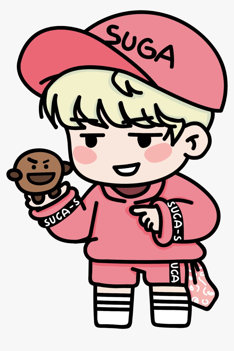 Chibi BTS Suga - 6 Chibi BTS Suga - 6