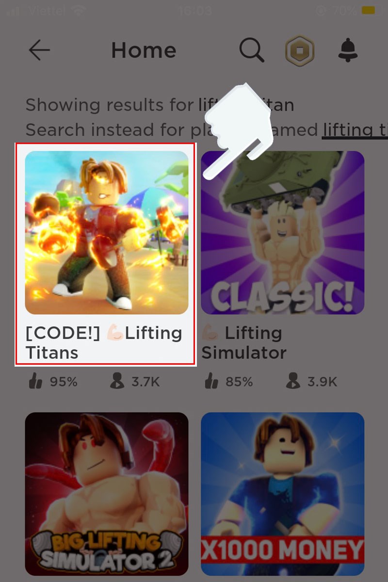 Tìm và chọn Lifting Titans Tìm và chọn Lifting Titans