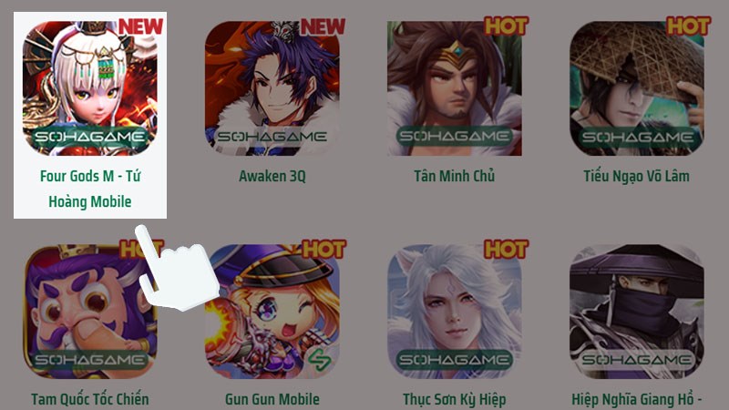 Chọn game Tứ Hoàng Mobile Chọn game Tứ Hoàng Mobile
