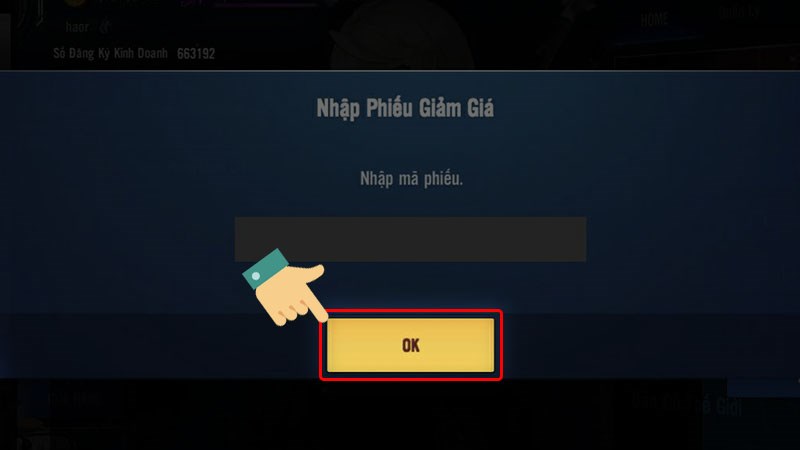 Nhấn OK Nhấn OK