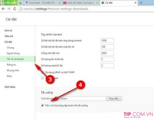 Cách tải Video trên Youtube bằng Cốc Cốc