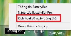 tao cảnh báo hết pin laptop 8