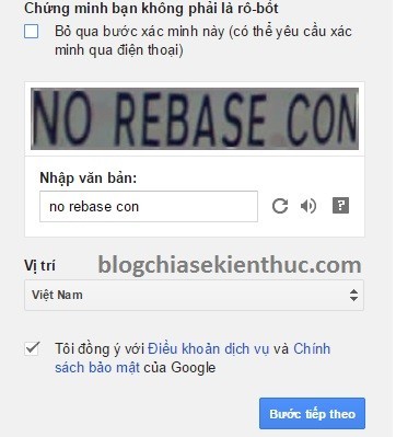 tạo tài khoản gmail 2