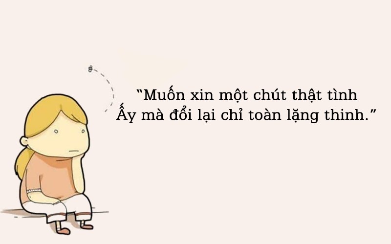 Thơ 2 câu buồn, đơn phương Thơ 2 câu buồn, đơn phương