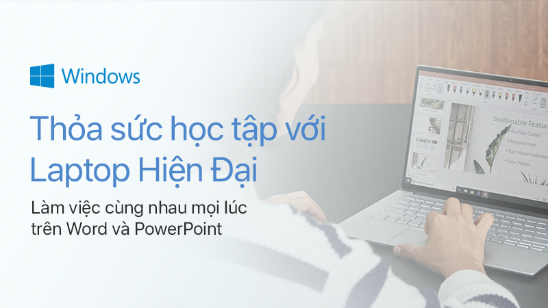 Học tập với laptop hiện đại Học tập với laptop hiện đại