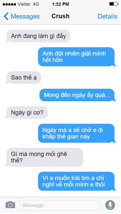 Tin nhắn thả thính