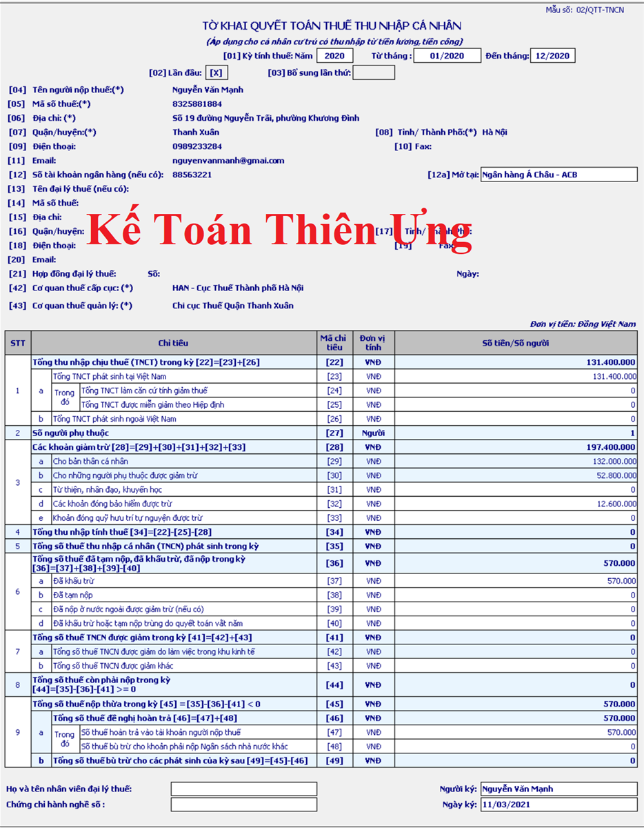Mẫu tờ khai QTT TNCN Mẫu 02/QTT-TNCN