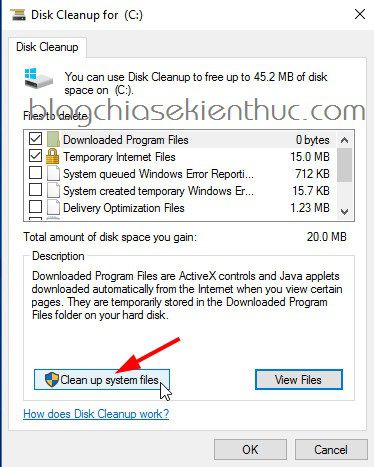 Cách sử dụng Disk Cleanup