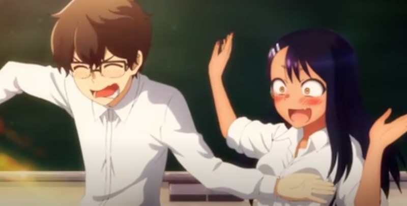 Nagatoro-san (bên trái) và Senpai (bên phải) Nagatoro-san (bên trái) và Senpai (bên phải)