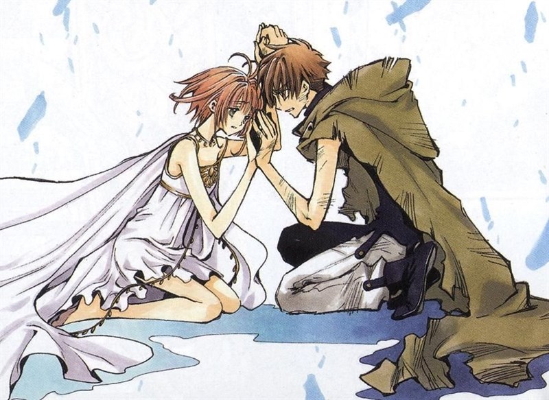 Syaoran (bên trái) và Sakura (bên phải) Syaoran (bên trái) và Sakura (bên phải)