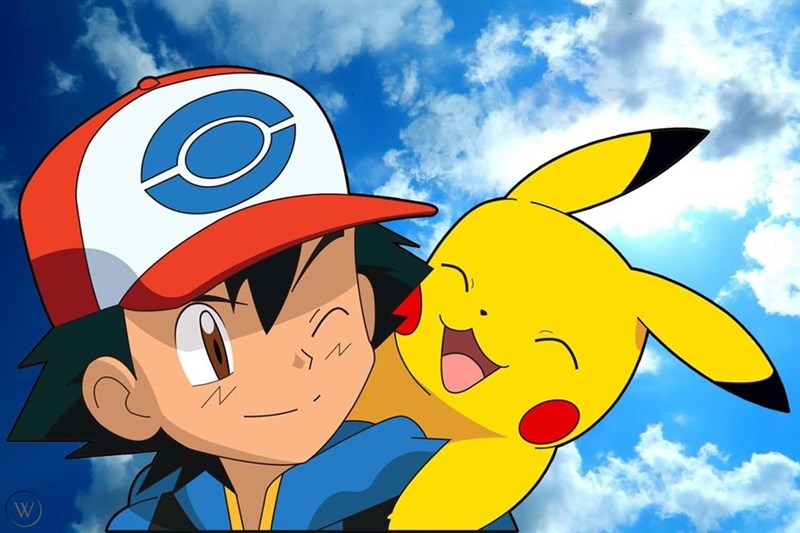 Satoshi (bên trái) và Pikachu (bên phải) Satoshi (bên trái) và Pikachu (bên phải)