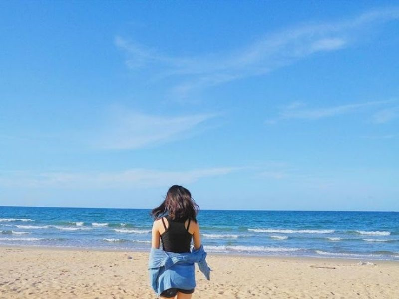 Không gian đẹp đẽ của biển thu gọn vào một bức hình