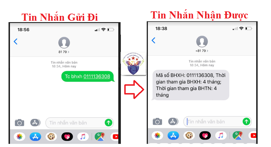 Tra cứu bảo hiểm xã hội bằng tin nhắn
