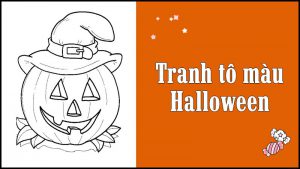 100+ Tranh tô màu Halloween dành cho bé tập tô