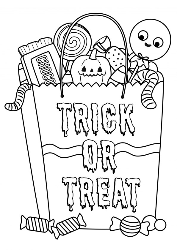 Tranh tô màu lễ hội Halloween - 11 Tranh tô màu lễ hội Halloween - 11