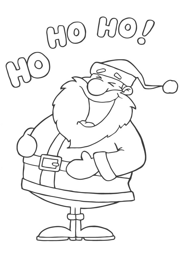 Tranh tô màu chủ đề Ông già Noel đẹp - 5 Tranh tô màu chủ đề Ông già Noel đẹp - 5