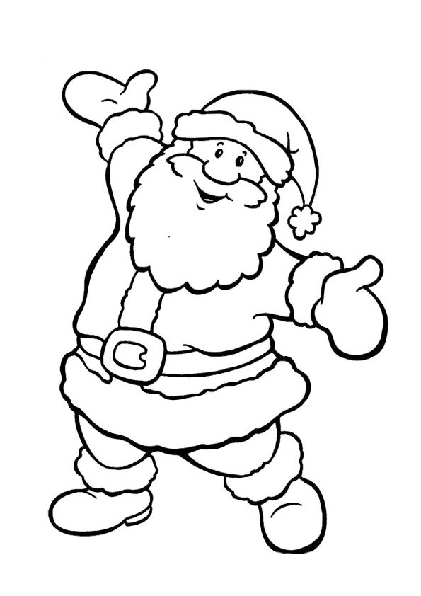 Tranh tô màu chủ đề Ông già Noel đẹp - 7 Tranh tô màu chủ đề Ông già Noel đẹp - 7