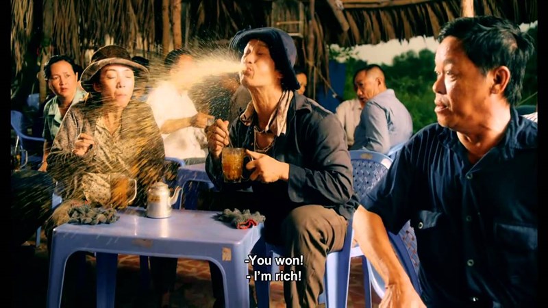 Vợ chồng Tư Nghĩa - Chín Cúc khi biết tin mình trúng độc đắc Vợ chồng Tư Nghĩa - Chín Cúc khi biết tin mình trúng độc đắc