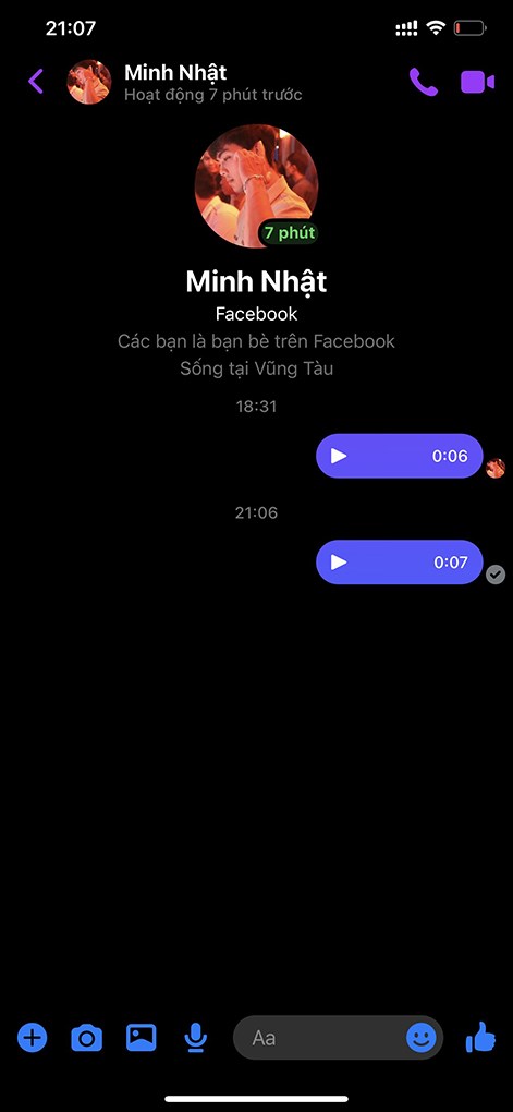 a Sau khi ghi âm thả ngón tay ra để gửi file