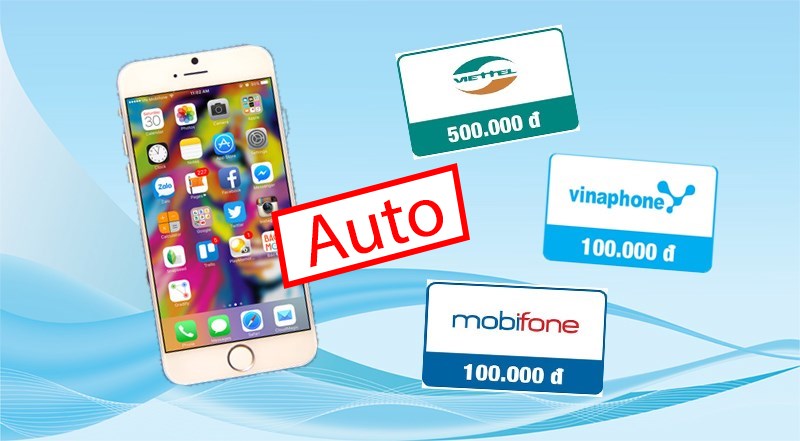 Hướng dẫn nạp tiền điện thoại tự động Hướng dẫn nạp tiền điện thoại tự động