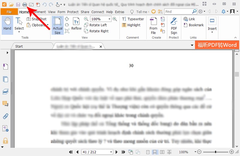 Nhấn Print hoặc tổ hợp phím Ctrl + P để mở chế độ in Nhấn Print hoặc tổ hợp phím Ctrl + P để mở chế độ in
