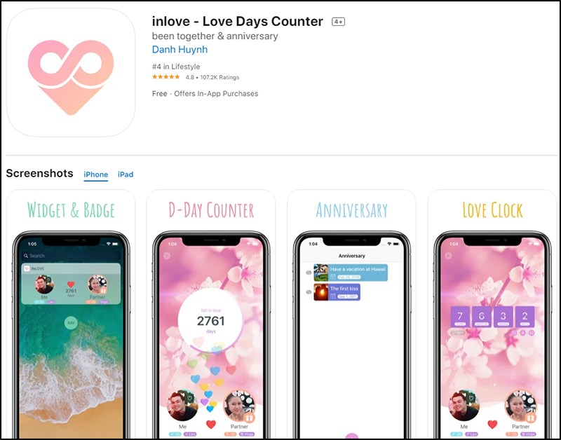 Ứng dụng Lovedays Ứng dụng Lovedays