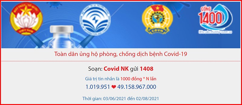 Cách thức ủng hộ quỹ vắc-xin phòng chống Covid-19 Cách thức ủng hộ quỹ vắc-xin phòng chống Covid-19