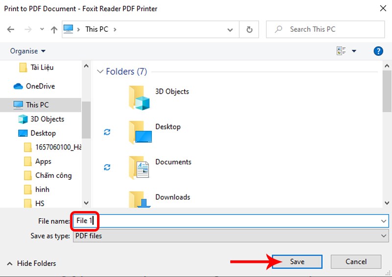 Đặt tên file và lưu Đặt tên file và lưu