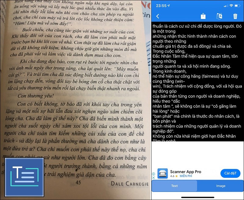 Chuyển hình ảnh thành văn bản nhờ ứng dụng Text Scanner (OCR) Chuyển hình ảnh thành văn bản nhờ ứng dụng Text Scanner (OCR)
