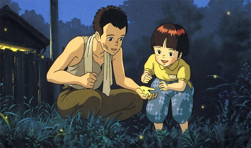 Seita và Setsuko bắt đom đóm đêm Seita và Setsuko bắt đom đóm đêm