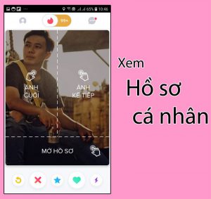 Vào xem hồ sơ cá nhân