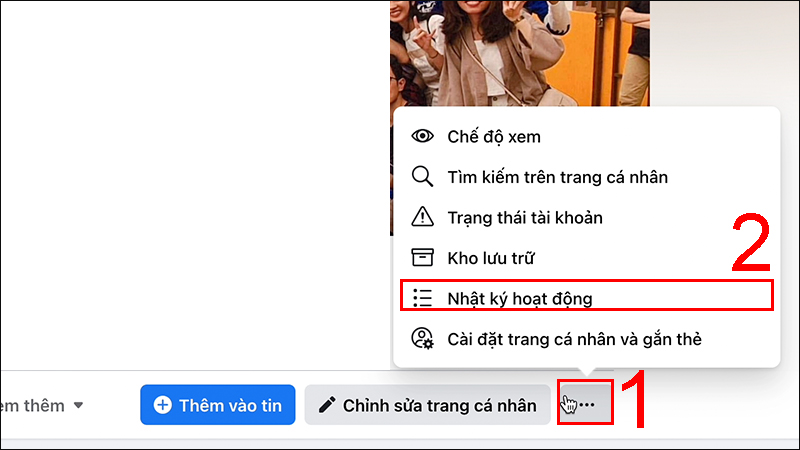 Truy cập Nhật ký hoạt động