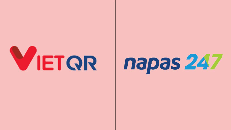 Logo của VietQR và NAPAS 247