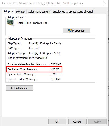 VRAM là gì? Cách xem dung lượng VRAM trên máy tính laptop 6
