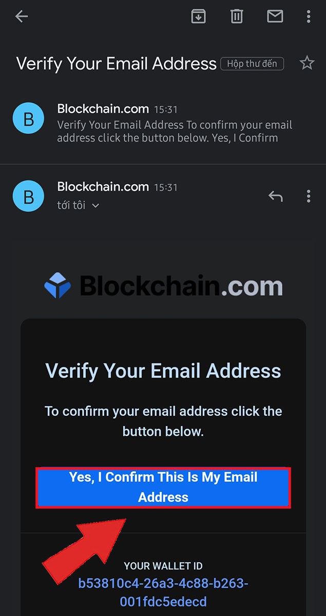 Xác nhận Email Xác nhận Email