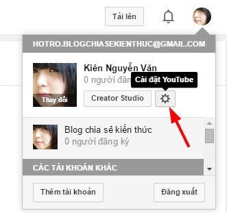 Xóa lịch sử tìm kiếm Youtube