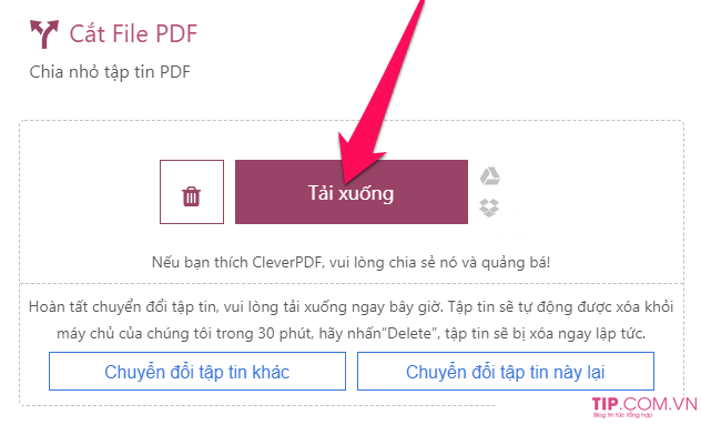 Cách xóa trang PDF trong file PDF