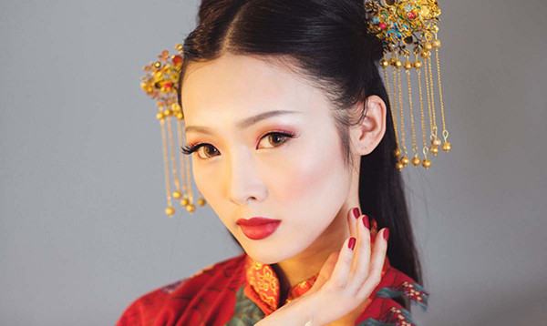 Phong cách trang điểm cô dâu Trung Quốc