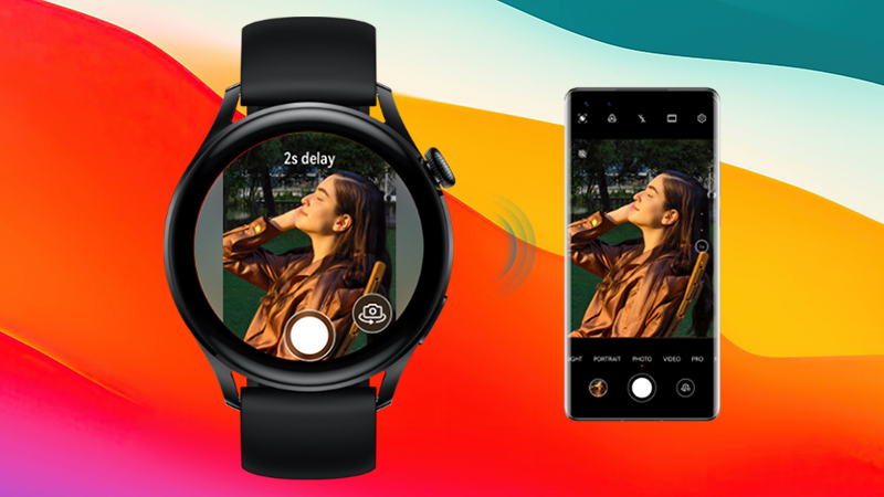 Bạn có thể sử dụng Huawei Watch 3 và 3 Pro để điều khiển điện thoại chụp ảnh từ xa