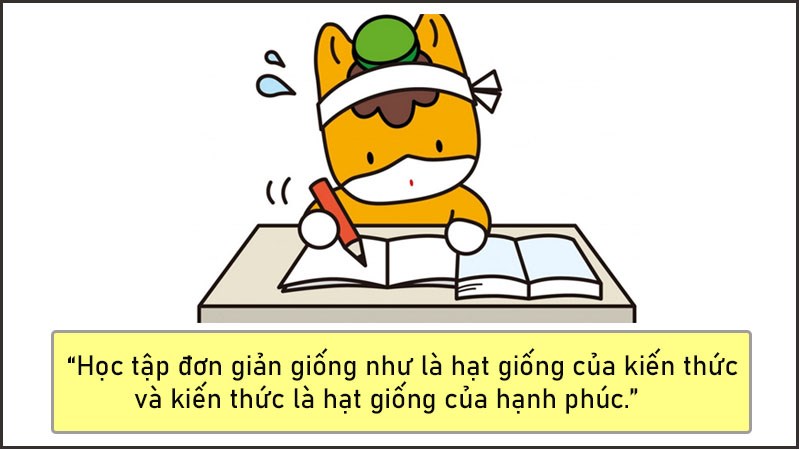 Học tập đơn giản giống như là hạt giống của kiến thức và kiến thức là hạt giống của hạnh phúc. Học tập đơn giản giống như là hạt giống của kiến thức và kiến thức là hạt giống của hạnh phúc.