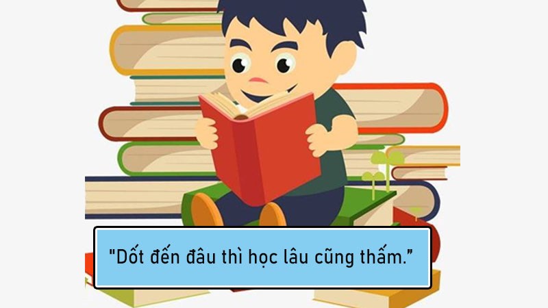 Dốt đến đâu thì học lâu cũng thấm. Dốt đến đâu thì học lâu cũng thấm.