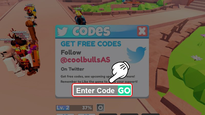 Nhập code vào ô Enter code Nhập code vào ô Enter code