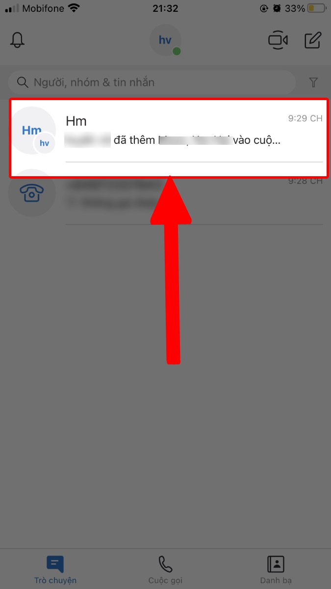 Chọn nhóm/group Skype bạn muốn xóa Chọn nhóm/group Skype bạn muốn xóa