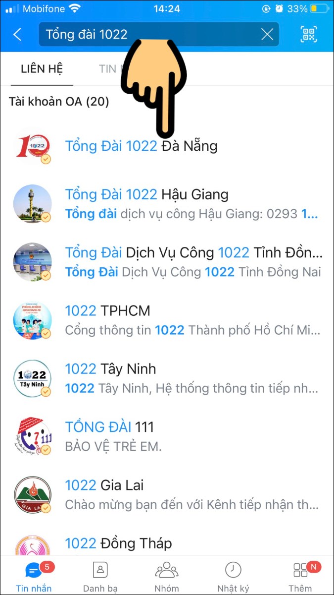 Nhập từ khóa Tổng đài 1022 và chọn tài khoản Tổng đài 1022 Đà Nẵng Nhập từ khóa Tổng đài 1022 và chọn tài khoản Tổng đài 1022 Đà Nẵng