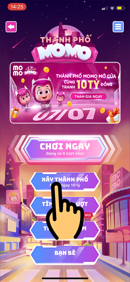 Nhấn Xây thành phố Nhấn Xây thành phố