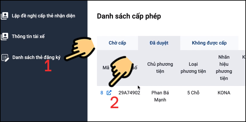 Kiểm tra tình trạng hồ sơ mã QR luồng xanh xe tải Kiểm tra tình trạng hồ sơ mã QR luồng xanh xe tải