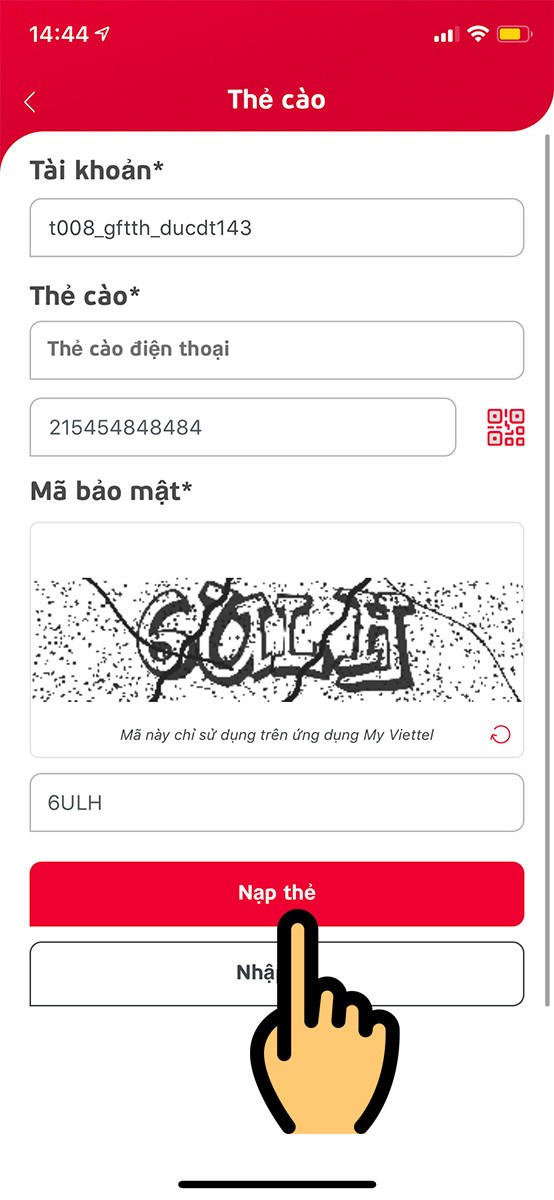 Thanh toán cước internet Viettel Thanh toán cước internet Viettel