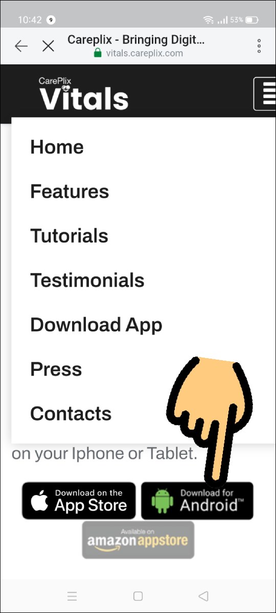 Chọn Download for Android Chọn Download for Android
